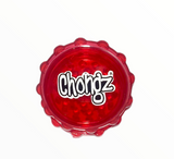 Chongz 2 Part Plastic Herb Grinder red