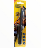 Clipper Tube Plus Multipurpose Shiny Gas Tube Lighter black
