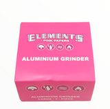 Elements Pink Large 4-Part Metal Grinder in box
