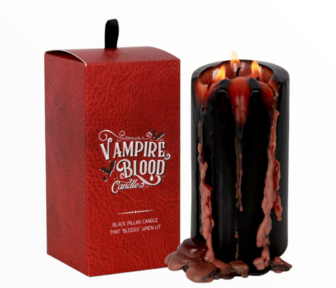 Large Vampire Blood Pillar Candle with box