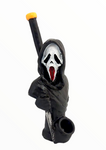 Novelty Wooden Pipe - Grim Reaper Ghostface 13cm