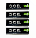 OCB Premium Black Perforated Roach Tips pack of 4