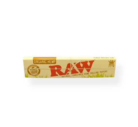 Raw organic hemp papers