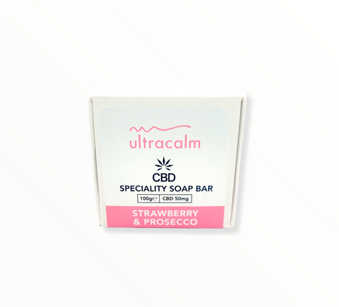 Ultracalm 50mg CBD Soap (Strawberry & Prosecco 100g)