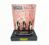 Rose Gold Metal Clipper Lighter collectable clipper Uk delivery 