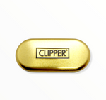 Gold Metal Clipper Lighter collectable gift idea uk delivery
