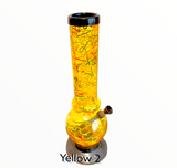 30cm Acrylic "Loud" Waterpipe yellow 2