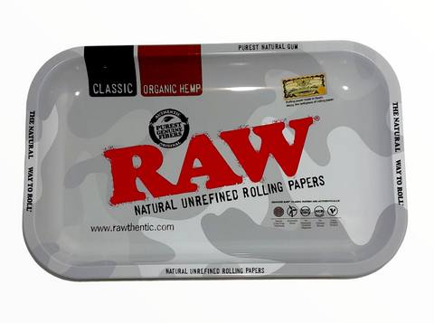 RAW Arctic Camo Rolling Tray (28 x 18 cm)