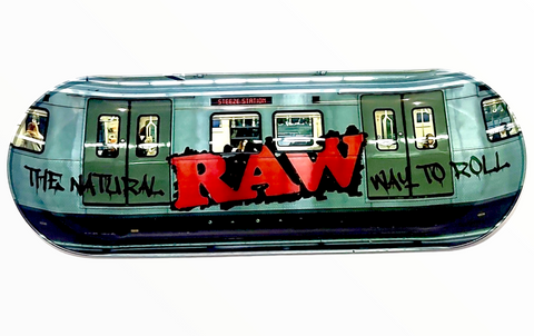 RAW Graffiti Skateboard Rolling Tray uk shipping