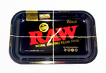 RAW Small Black Metal Tray - 27.5 x 18cm