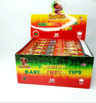 HoneyPuff Premium Rasta Slim Filter Tips UK smoking accessories UK delivery