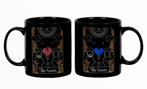 The Lovers Tarot Couples Mug Set