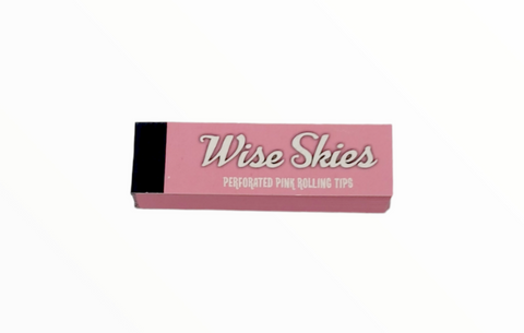 Wise Skies Natural Organic Rolling Tips - Perforated (Pink)