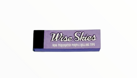 Wise Skies Natural Organic Rolling Tips - Non Perforated (Purple)