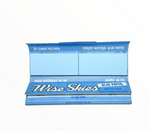 Wise Skies Blue Slim King Size Rolling Papers & Tips.
