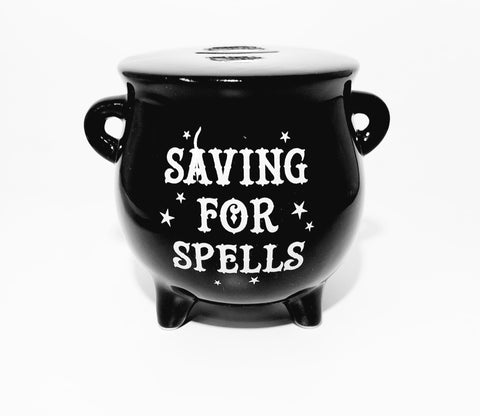 Witches cauldron money box